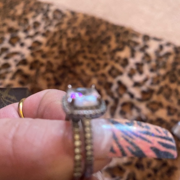 Wedding ring set size 7 - Picture 3 of 6